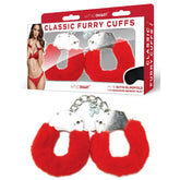 WhipSmart Classic Furry Cuffs - Red - Mr and Mrs D's