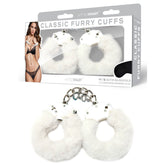 WhipSmart Classic Furry Cuffs - White - Mr and Mrs D's