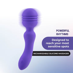 Xciter - Purple - Purple 16.5 cm USB Rechargeable Massage Wand - VIBRATORS - Mr and Mrs D's