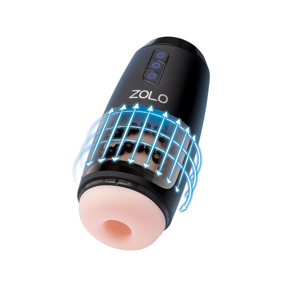 Zolo Upstroke - Flesh USB Rechargeable Auto Thrusting Masturbator - MASTURBATORS - Mr and Mrs D's