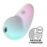 Satisfyer Pixie Dust Clitoral Stimulator - Mint/Pink
