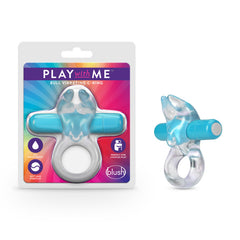 Play With Me Bull Vibrating C-Ring With Rabbit Ears