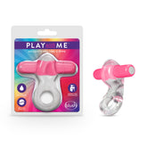 Play With Me Delight Vibrating Cock Ring Pink