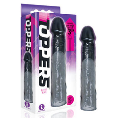The 9's Toppers Penis Extension Sleeve - Black