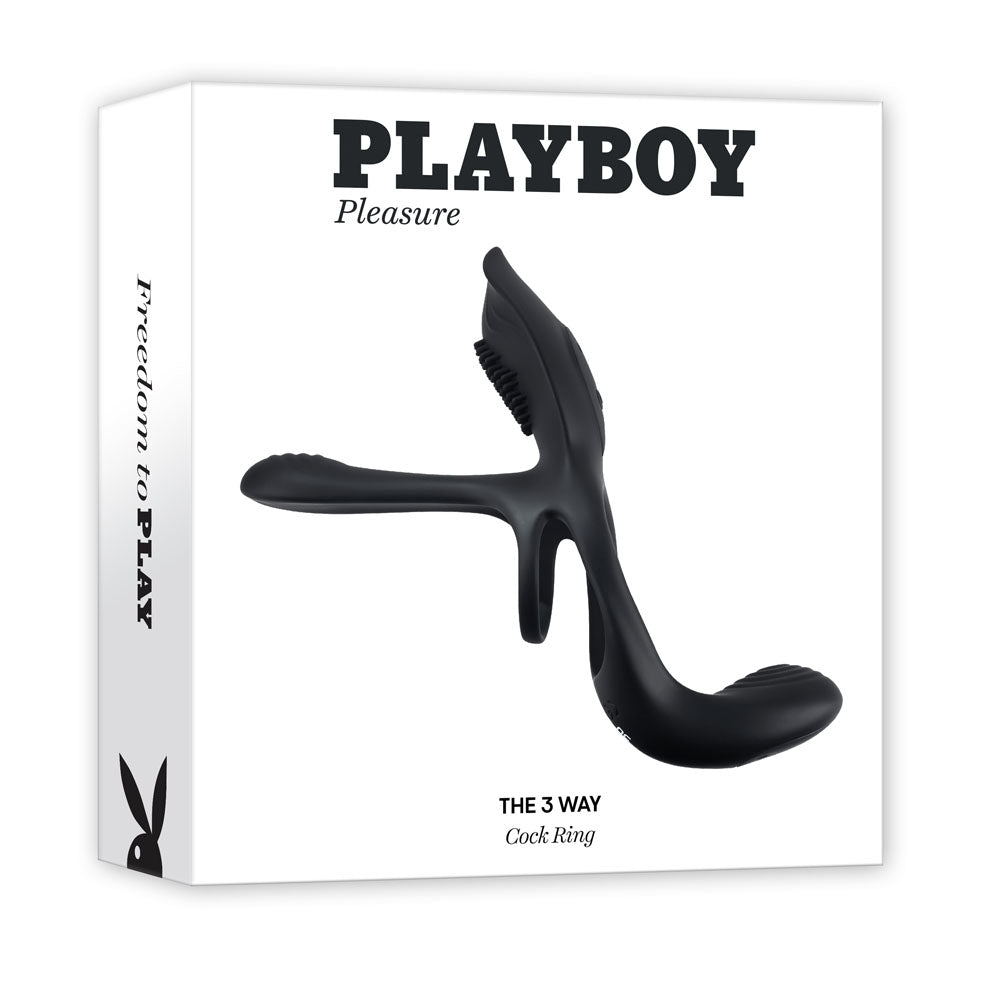 Playboy Pleasure The 3 Way Vibrating Cock Ring