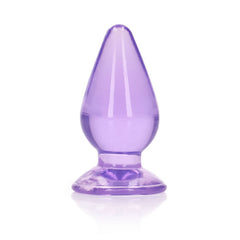 REALROCK 9 cm Anal Butt Plug - Purple