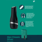 Satisfyer Men Classic Black Masturbator