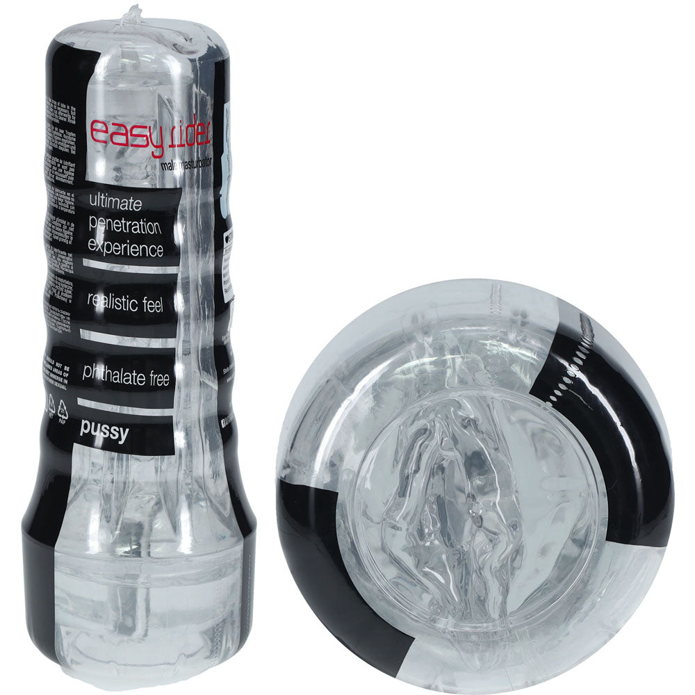 SHOTS Easy Rider Flashlight Style Masturbator - Clear