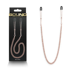 Bound Nipple Clamps - DC3 - Rose Gold - Mr and Mrs D's