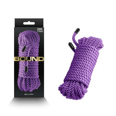 Bound Rope - Purple - Purple Bondage Rope - 7.6 metre length - Mr and Mrs D's