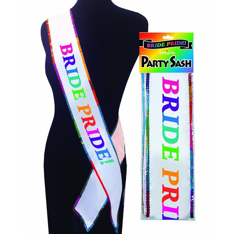 Bride Pride Sash - Hens Party Novelty - Mr and Mrs D's