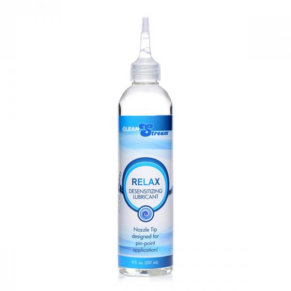 CleanStream Relax Anal Desensitising Lubricant with Nozzle Tip 237ml - Mr and Mrs D's