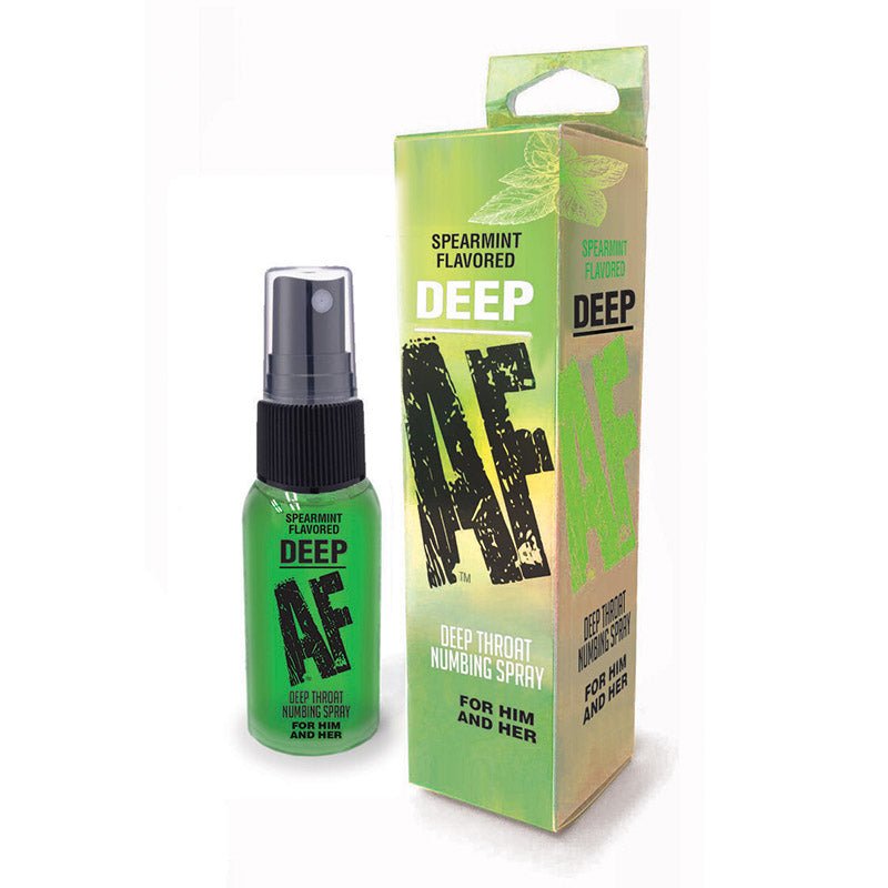 Deep AF Deep Throat numbing Spray Mint Flavoured - 29 ml - Mr and Mrs D's