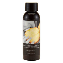 Edible Massage Oil - Pineapple Flavoured - 59 ml Bottle - Mr and Mrs D's