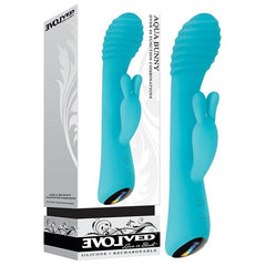 Evolved Aqua Bunny Rabbit Vibrator - Mr and Mrs D's