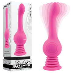 Evolved GYRO VIBE - Pink 24.8 cm USB Rechargeable Super Vibrator - Mr and Mrs D's