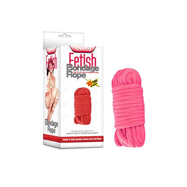 Fetish Bondage Rope - Pink 10m - Mr and Mrs D's