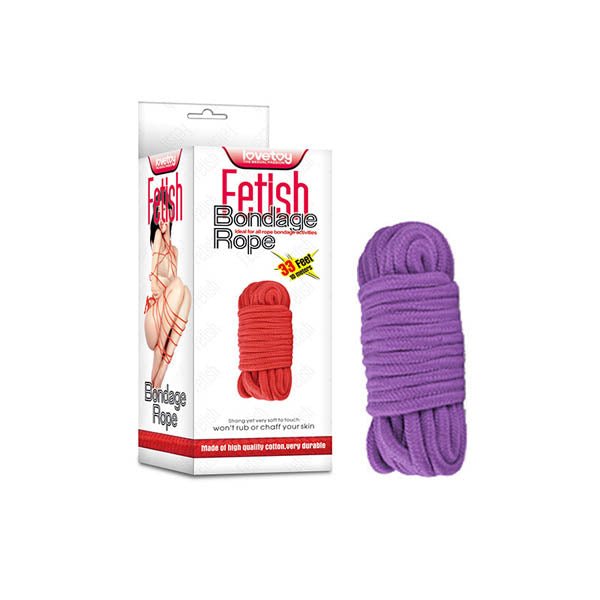 Fetish Bondage Rope - Purple 10m - Mr and Mrs D's