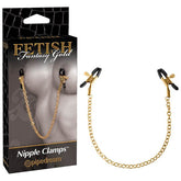 Fetish Fantasy Gold Chain Nipple Clamps - Mr and Mrs D's