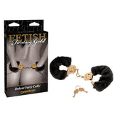 Fetish Fantasy Gold Deluxe Furry Cuffs - Mr and Mrs D's