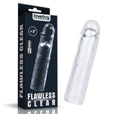 Flawless Clear Penis Sleeve 2'' - Mr and Mrs D's