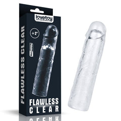 Flawless Clear Penis Sleeve 2'' - Mr and Mrs D's