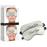 Fuck Me/Fuck You Reversible Blindfold - Mr and Mrs D's