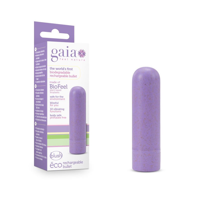 Gaia Eco Rechargeable Bullet Vibrator - Mr and Mrs D's