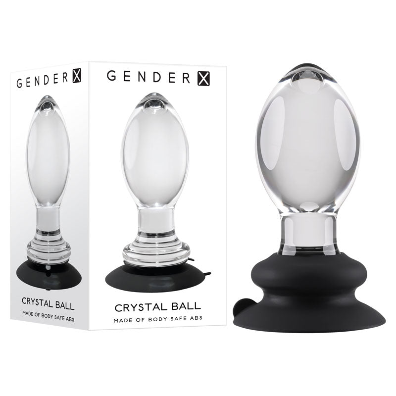 Gender X Crystal Ball Butt Plug - Mr and Mrs D's
