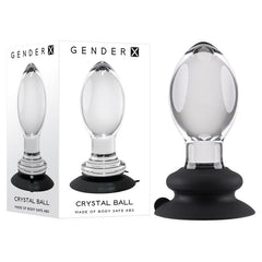 Gender X Crystal Ball Butt Plug - Mr and Mrs D's