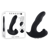 Gender X MAD TAPPER - Black USB Rechargeable Double Tapping Vibrating Massager - Mr and Mrs D's