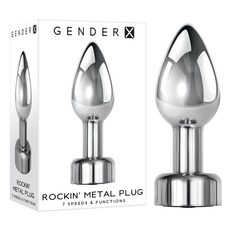 Gender X ROCKIN' METAL BUTT PLUG - Mr and Mrs D's