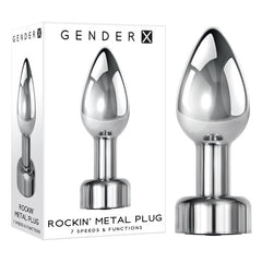 Gender X ROCKIN' METAL BUTT PLUG - Mr and Mrs D's
