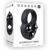 Gender X WORKOUT Cock Ring - Black - Mr and Mrs D's