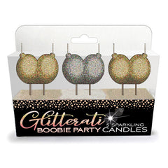 Glitterati - Boobie Candle Set - Mr and Mrs D's