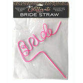 Glitterati - Bride Straw Pink - Mr and Mrs D's