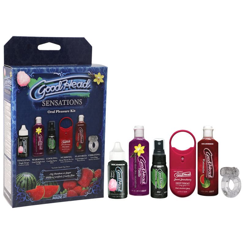GoodHead Sensations Kit - 6 Piece Lotion Set - Mr and Mrs D's