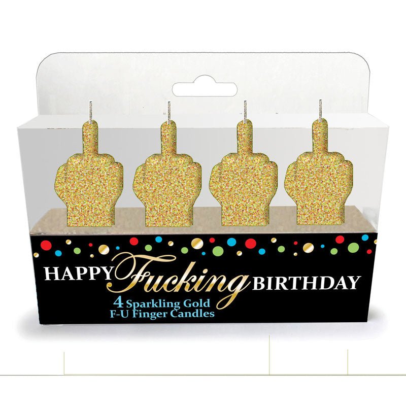 Happy Fucking Birthday FU Candle Set - Mr and Mrs D's