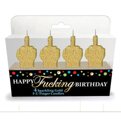 Happy Fucking Birthday FU Candle Set - Mr and Mrs D's