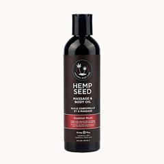 Hemp Seed Massage & Body Oil Kashmir Musk 237ml - Mr and Mrs D's