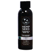 Hemp Seed Massage & Body Oil - Lavender Scented - 59 ml Bottle - Mr and Mrs D's