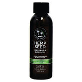 Hemp Seed Massage & Body Oil Naked in The Woods - 60ml - Mr and Mrs D's