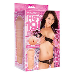 Hey 19! Megan Sage - Flesh Teen Vibrating Vagina Masturbator - Mr and Mrs D's