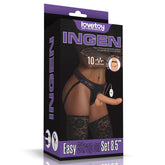 Ingen Vibrating Strap - On Set - Flesh 21.6 cm (8.5'') - Mr and Mrs D's