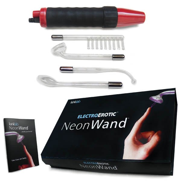 KinkLab Neon Wand Electrosex Kit - Mr and Mrs D's