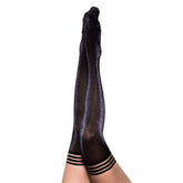 Kixies KAYLEE Grey Shimmer Thigh High Tights Size A - Mr and Mrs D's