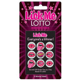 Lick Me Lotto - Mr and Mrs D's