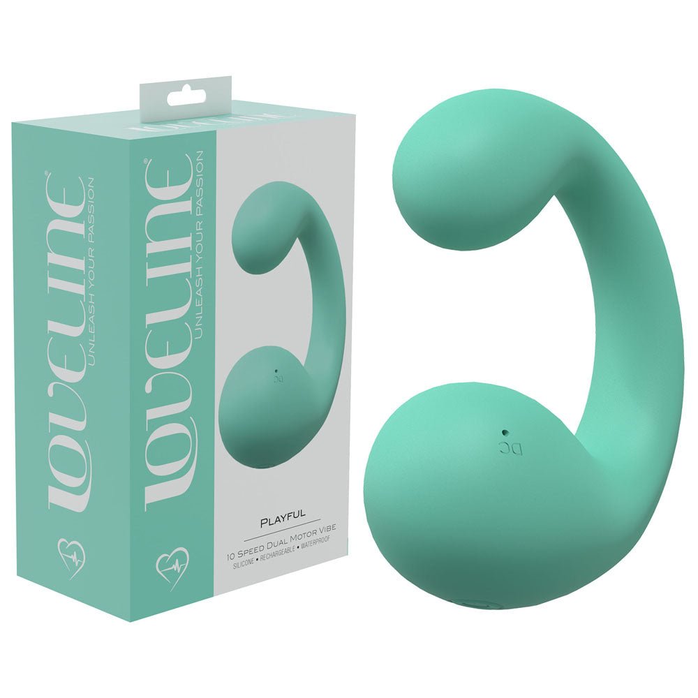 LOVELINE Playful Vibrator - Green - Mr and Mrs D's