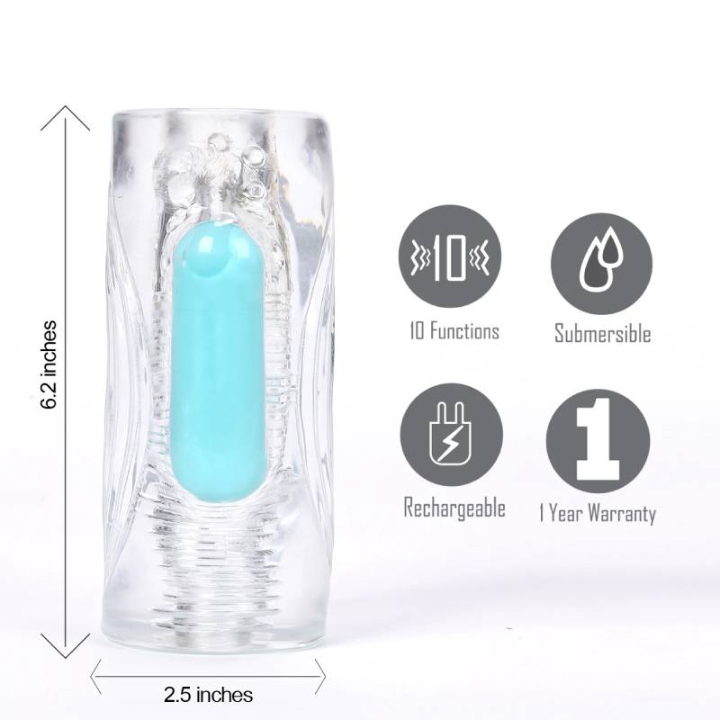 Maia Aster Vibrating Stroker - Mr and Mrs D's