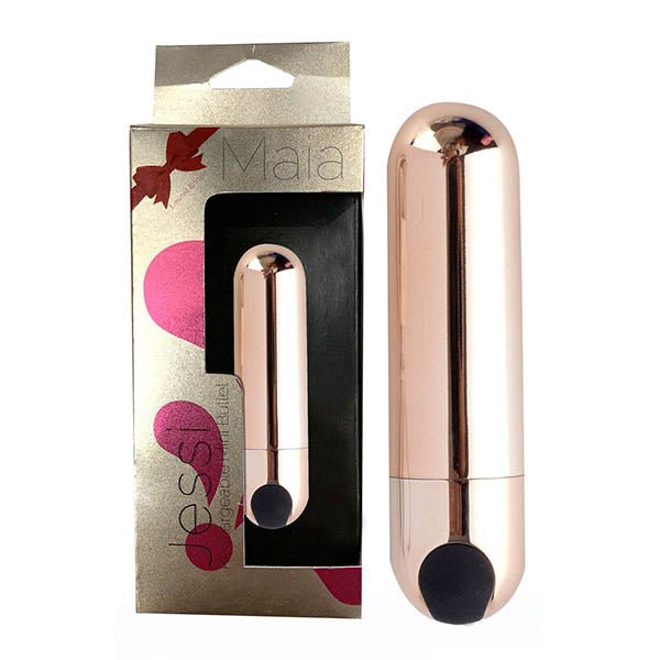 Maia Jessi Bullet Vibrator - Gold - Mr and Mrs D's